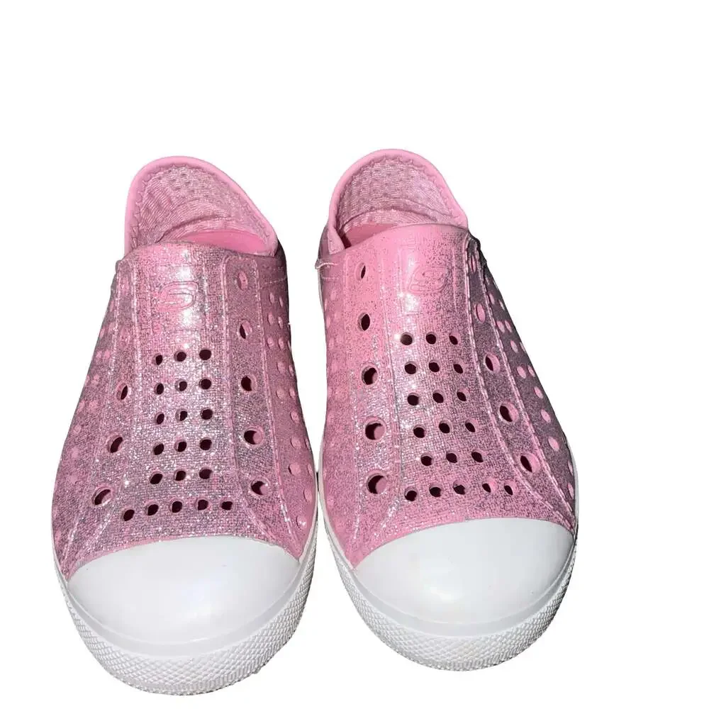 Skechers Girls Pink Glitter Water Shoes Size 9